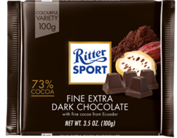 Rittersport Fine Extra Dark Chocolate 100g 