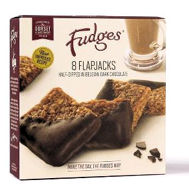 Fudges Flapjack In Belgian Chocolate 8PC
