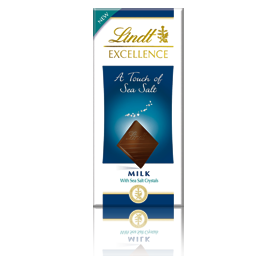 Lindt Excellence Milk With a Touch of Sea Salt 100g