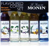 Monin Flavoured Coffee Set 5 X 50ml