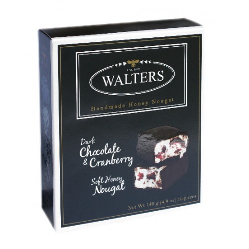 Walters Giftbox Chocolate Cranberry Nougat 140g