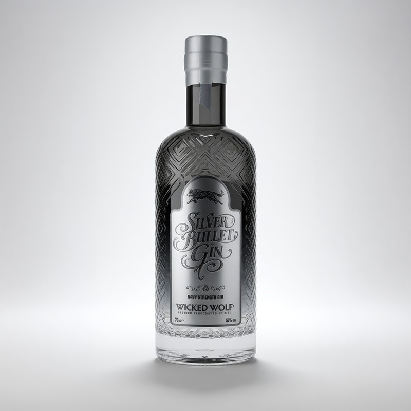 WICKED WOLF EXMOOR SILVER BULLET GIN 70CL 57%