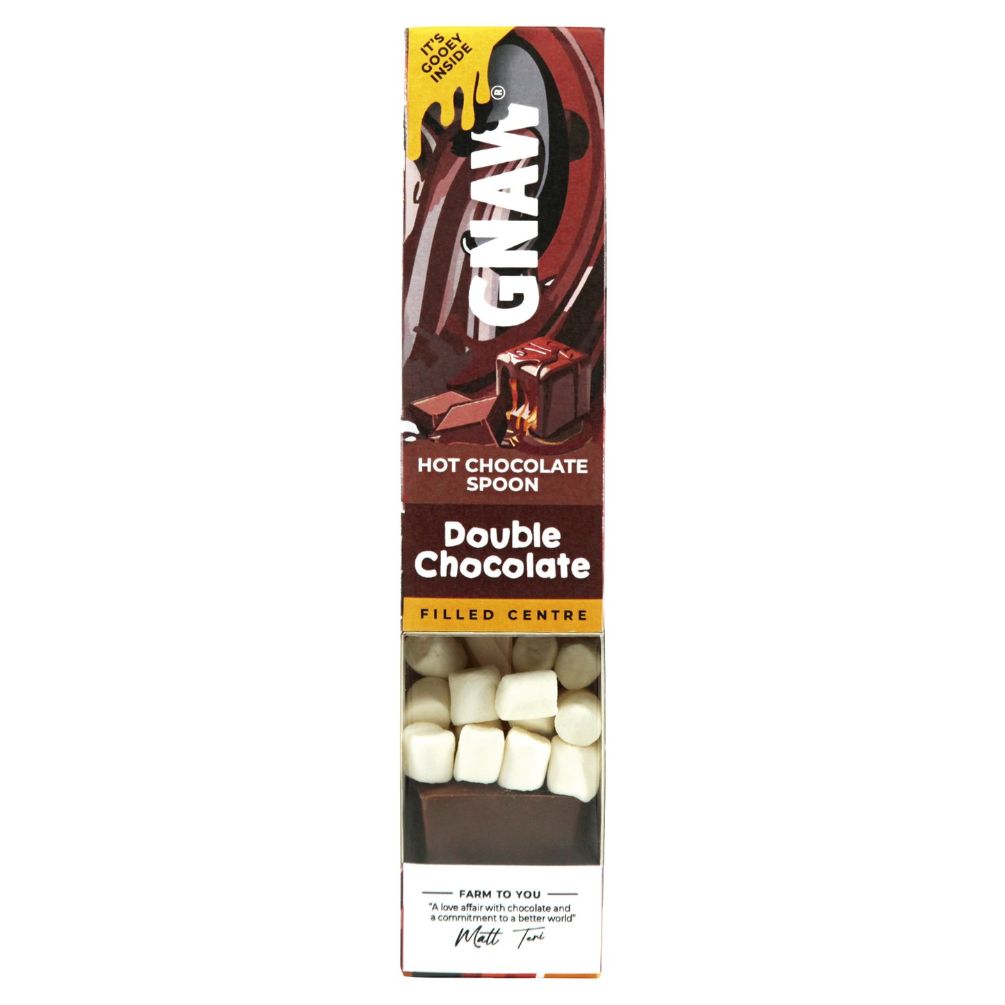GNAW DOUBLE CHOCOLATE HOT CHOCOLATE SHOT 40G