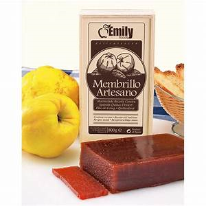 EMILY CARNE MEMBRILLO QUINCE PASTE 800G WOODEN BOX