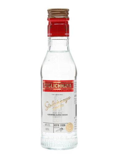 STOLICHHNAYA MINITURE VODKA 05CL 40%