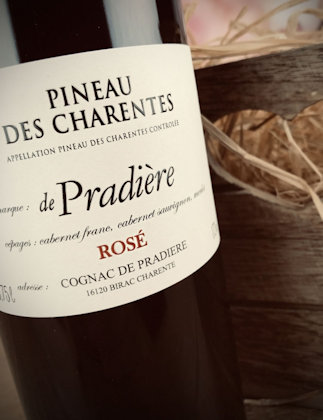 PINEAU DES CHARANTES DE PRADIERE ROSE 70CL 17%