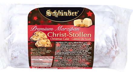 SCHLUNDER STOLLEN 200G MARZIPAN