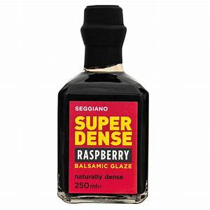 SEGGIANO SUPER DENSE RASPBERRY BALSAMIC GLAZE