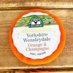 WENSLEYDALE WITH ORANGE AND CHAMPAGNE 200G