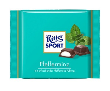 RITTERSPORT PEPPERMINT 100G