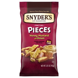 Snyders of Hanover Honey Mustard Onion pieces  150g