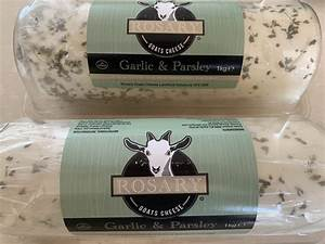 ROSARY GOATS CHEESE GARLIC & PARSLEY LOG 100G