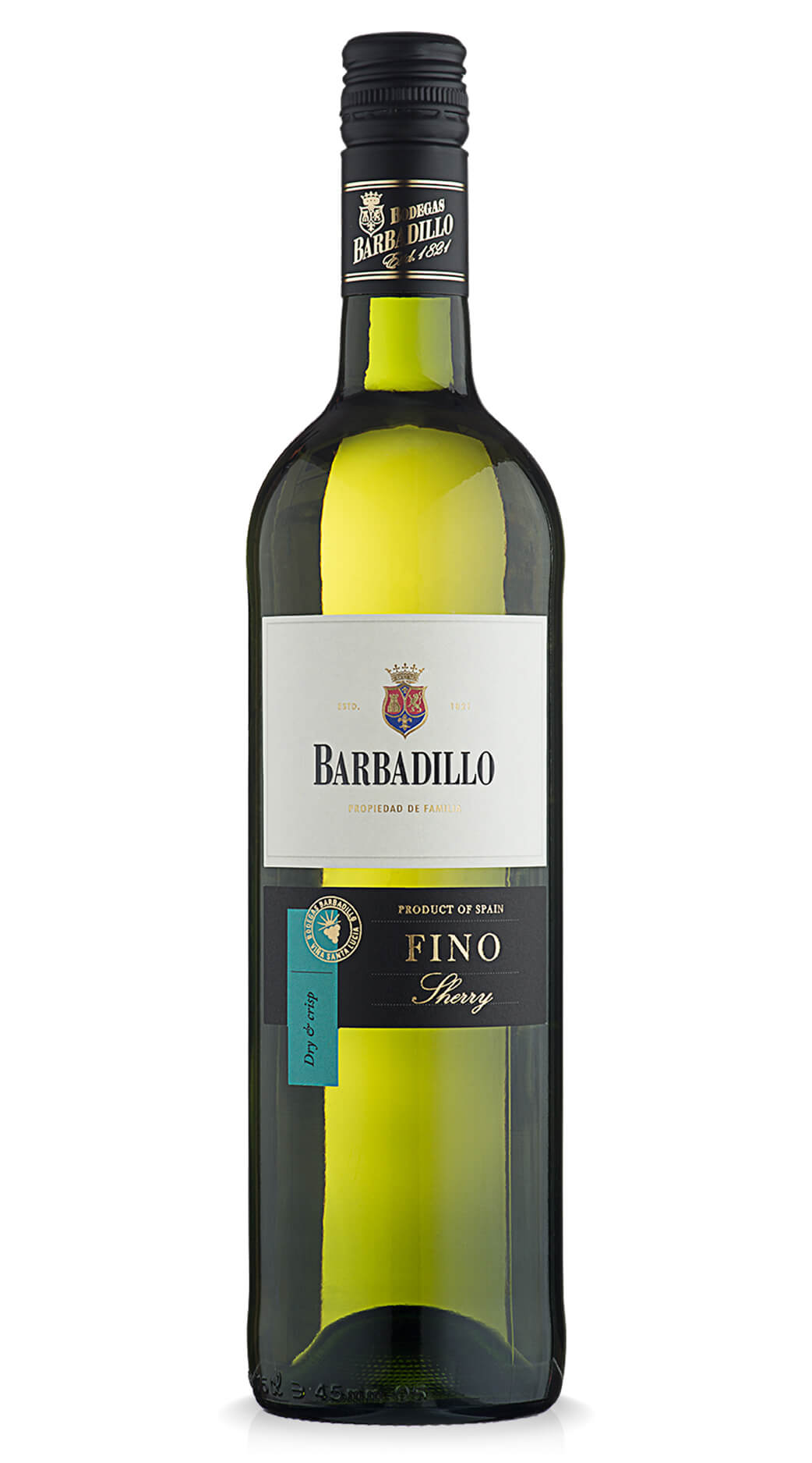 BARBADILLO FINO SHERRY 70CL 15%