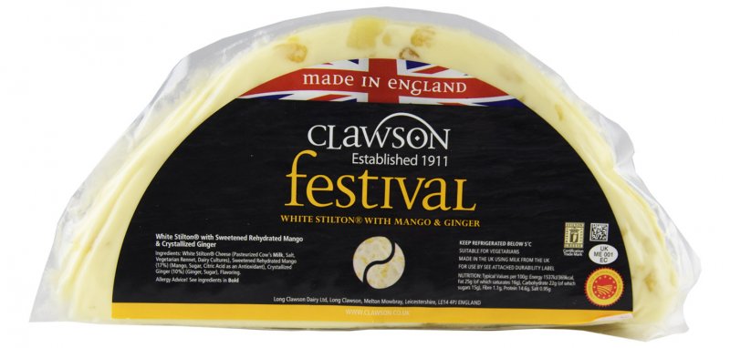 WHITE STILTON WITH MANGO AND GINGER