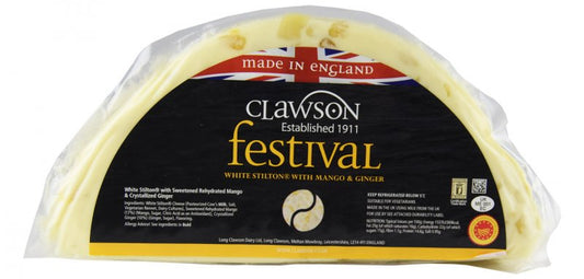 WHITE STILTON WITH MANGO AND GINGER
