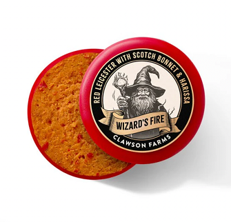 CLAWSON FARMS RED LEICESTER WIZARDS FIRE  200G