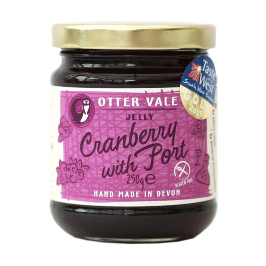 Otter Vale Cranberry Port Jelly 250g