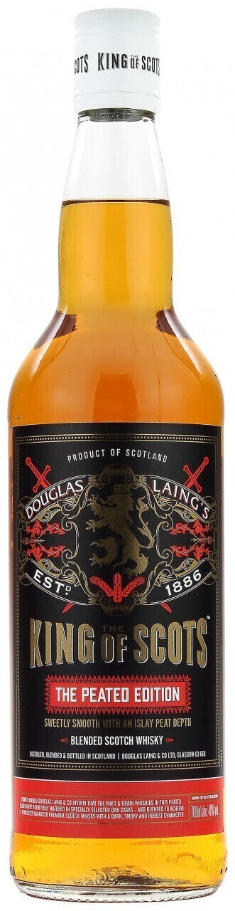 KING OF SCOTS PEATED WHISKY 70CL 40%