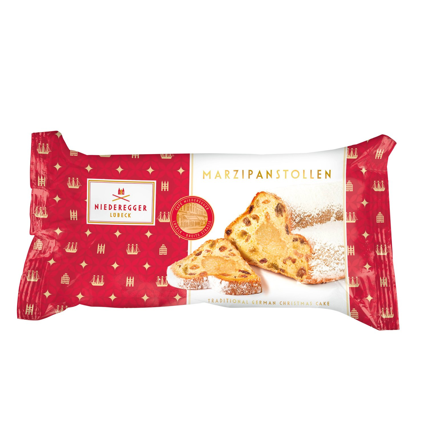 NIEDEREGGER MARZIPAN STOLLEN 250G