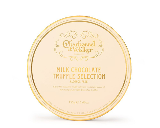 CHARBONNEL ET WALKER MILK CHOCOLATE TRUFFLE SELECTION ALCOHOL FREE 145G