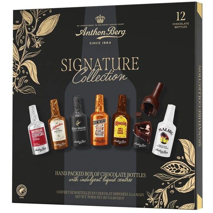 ANTHON BERG CHOCOLATE LIQUEURS 12PC 187G