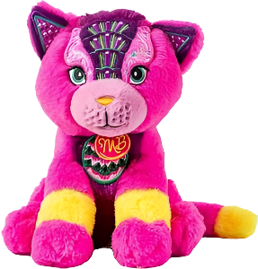 MONTY BOJANGLES PERSIAN PINK CAT PLUSH TOY