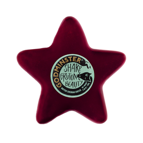 GODMINSTER ORGANIC CHEDDAR STAR 150G