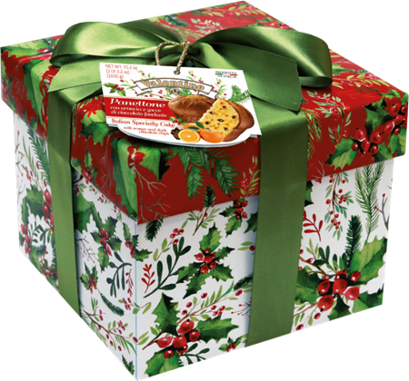 VALENTINO PANETTONE - ORANGE & CHOCOLATE IN HAT BOX 1KG