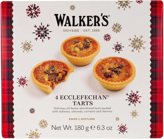 WALKERS ECCLEFEECHAN TARTS 180G 4PC